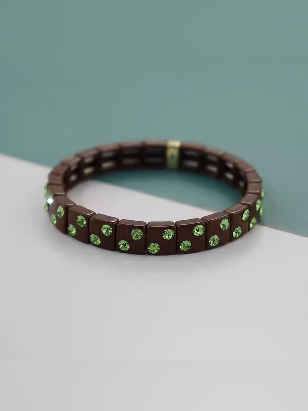 Roxanne Assoulin - brown Brite Bit X Bit Colorful Stretch Bracelet